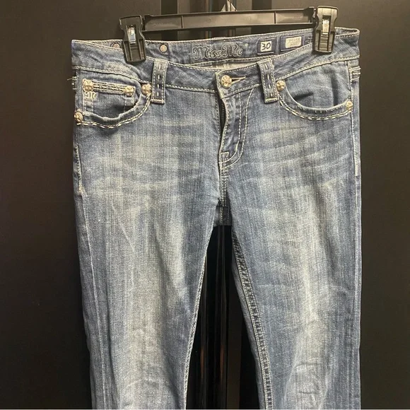 Miss Me Women's Classic Blue Boot Cut Jeans - Picture 6 of 13